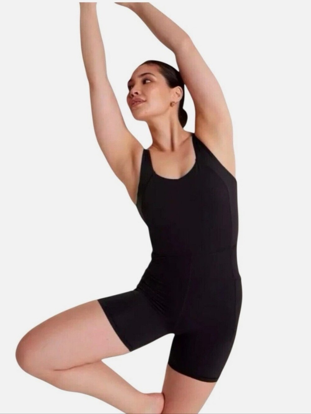 Calia Inspie Short Pure Black Bodysuit Size XS